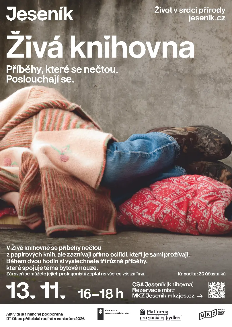 Живая библиотека — Divadlo P. Bezruče, Есеник