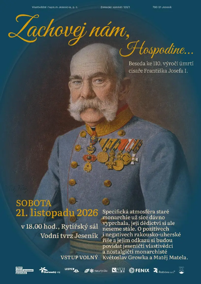 Беседа к 110-й годовщине смерти императора Франца Иосифа I — Divadlo P. Bezruče, Есеник