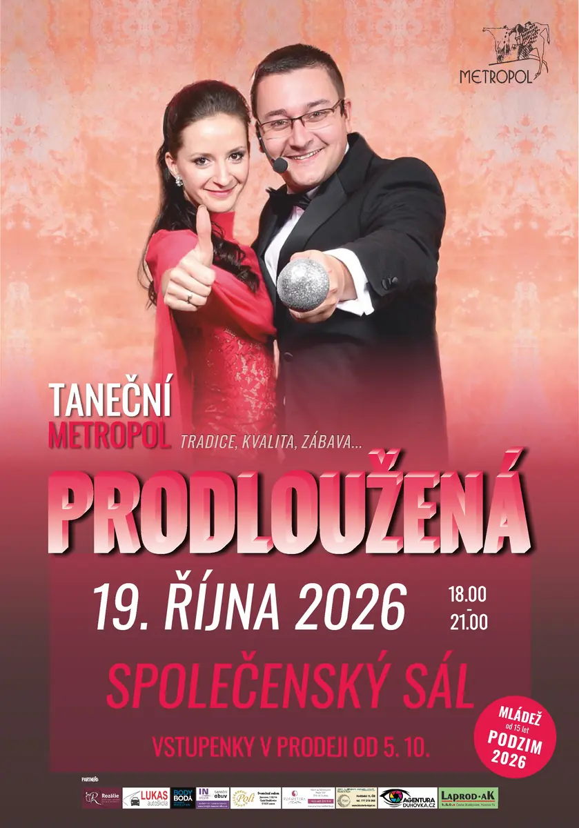 Prodloužená tanečních PODZIM 2026 — Metropol, České Budějovice 6