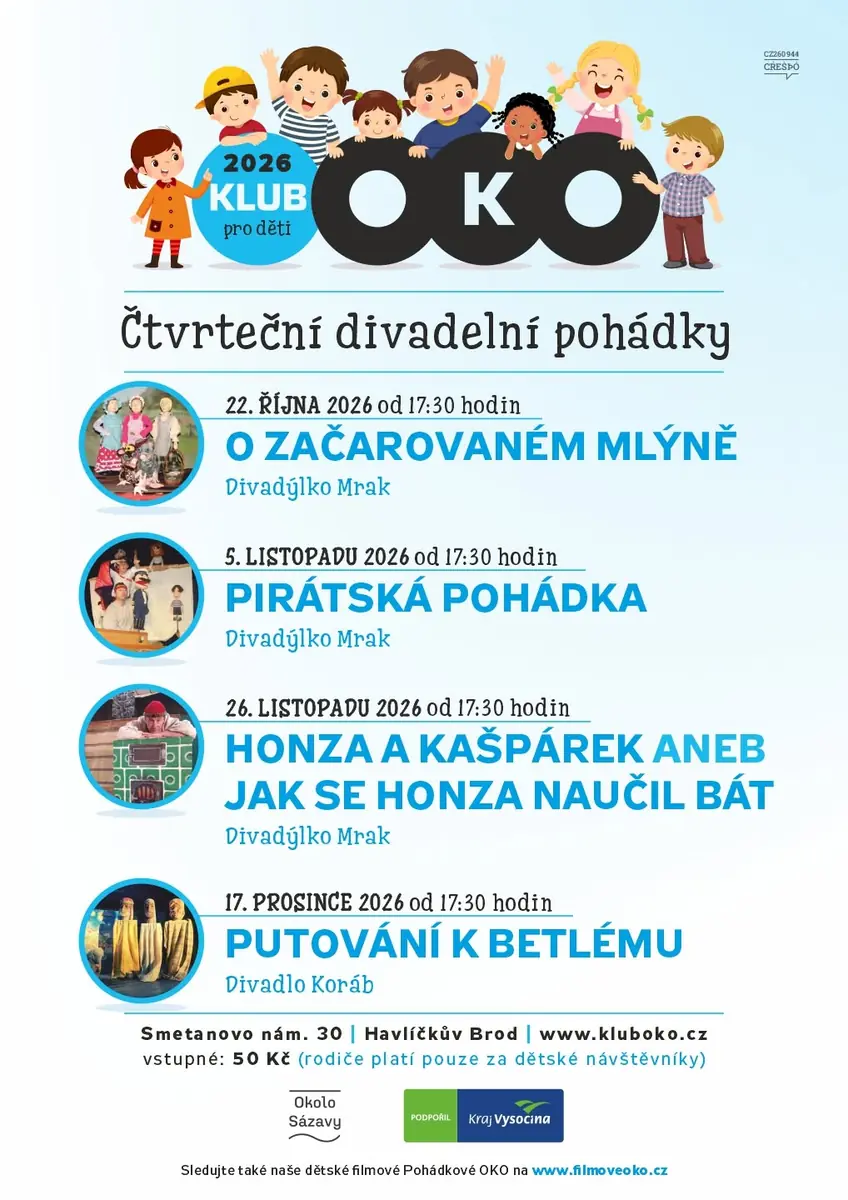 Сказочное ОКО / театральные четверги для детей — Klub OKO, Гавличкув-Брод