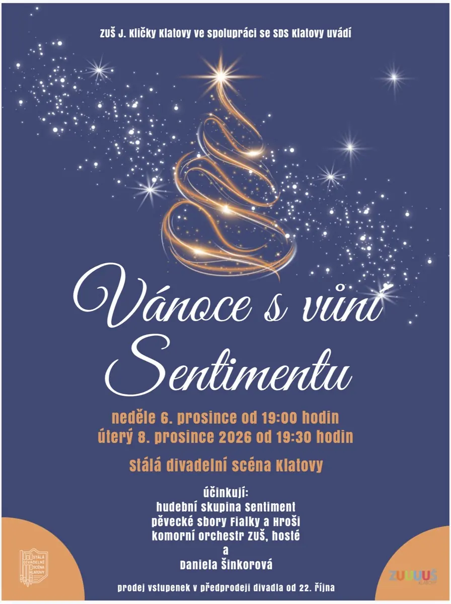 VÁNOCE S VÙNÍ SENTIMENTU — Divadlo, Klatovy