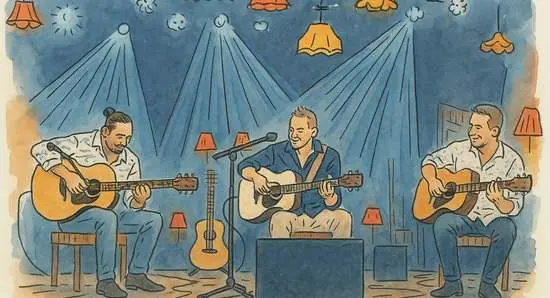 INTERNATIONAL BLUES NIGHT: The Pilgrims (HU) — U Malého Glena, Prag