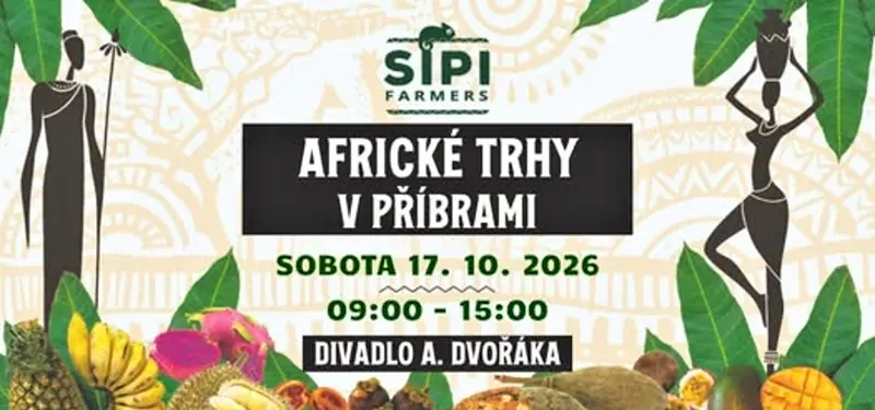 Африканские рынки в Пршибраме — Театр А. Дворжака, Пршибрам