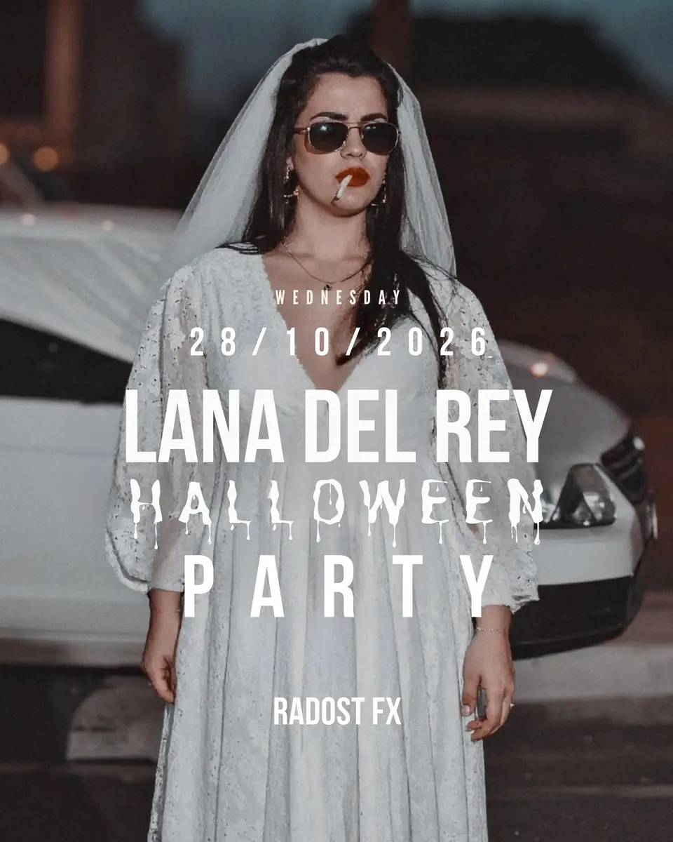 LANA DEL REY HALLOWEEN PARTY — Radost FX, Prag