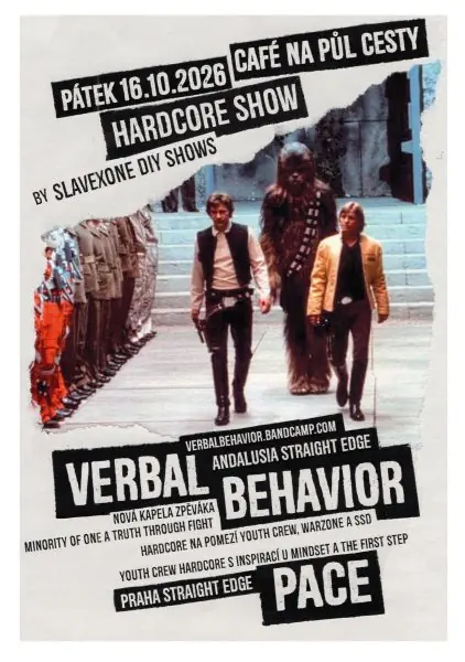VERBAL BEHAVIOR (Malaga / Jerez de la Frontera, Andalusie, Španělsko) // PACE (Praha, cz) — Café Na půl cesty, Praha