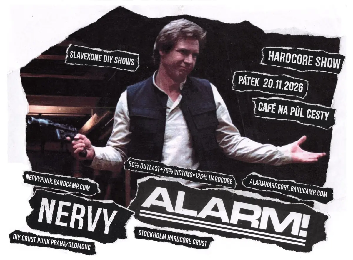 ALARM! (Стокгольм, Швеція) // NERVY (Прага/Оломоуц) — Кафе На пул цесты, Прага