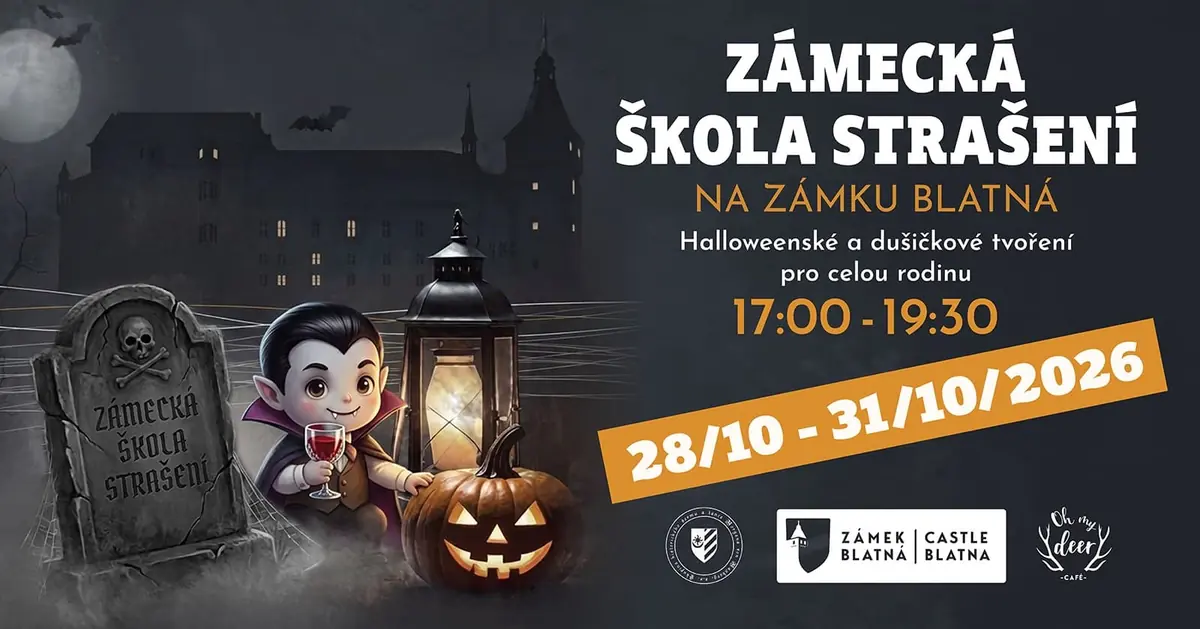 Zámecká škola strašení — Zámek Blatná, Blatná