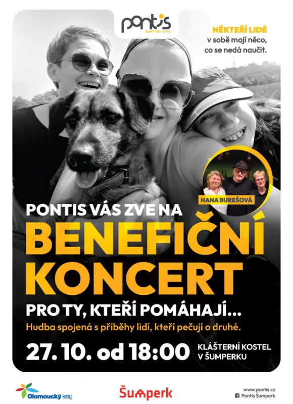 BENEFIČNÍ KONCERT PRO TY, KTEŘÍ POMÁHAJÍ... — Klášterní kostel Zvěstování Panny Marie, Šumperk