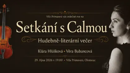 Treffen mit Calma: Ein Abend mit Poesie, Musik und Eleganz — Vila Primavesi, Olmütz