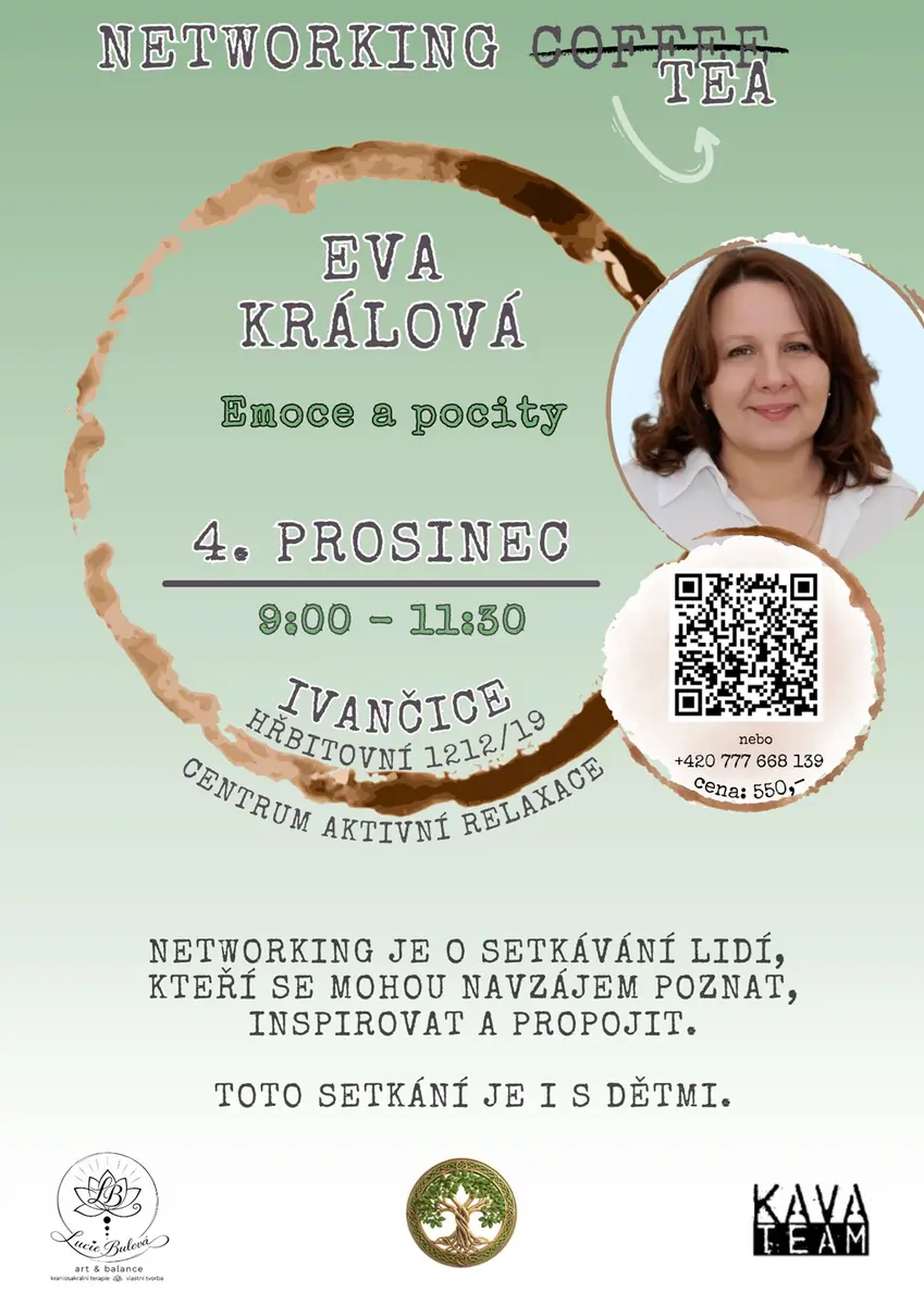 Networking Tea з Евою Короловою — Centrum aktivní relaxace, Іванчиці