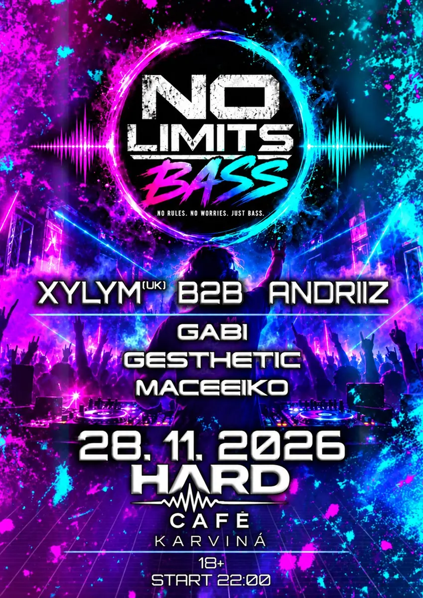 No Limits Bass - DnB — Hard Cafe, Karviná