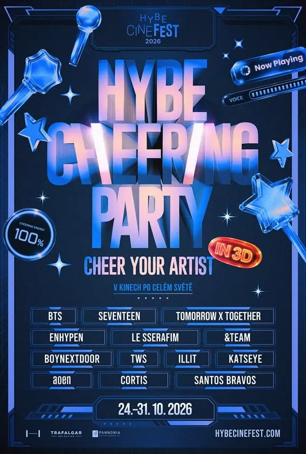 HYBE CHEERING PARTY — Cinema City, Пардубице
