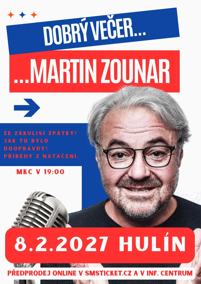 Мартин Зунар — Міський культурний центр - Соколовна, Хулін