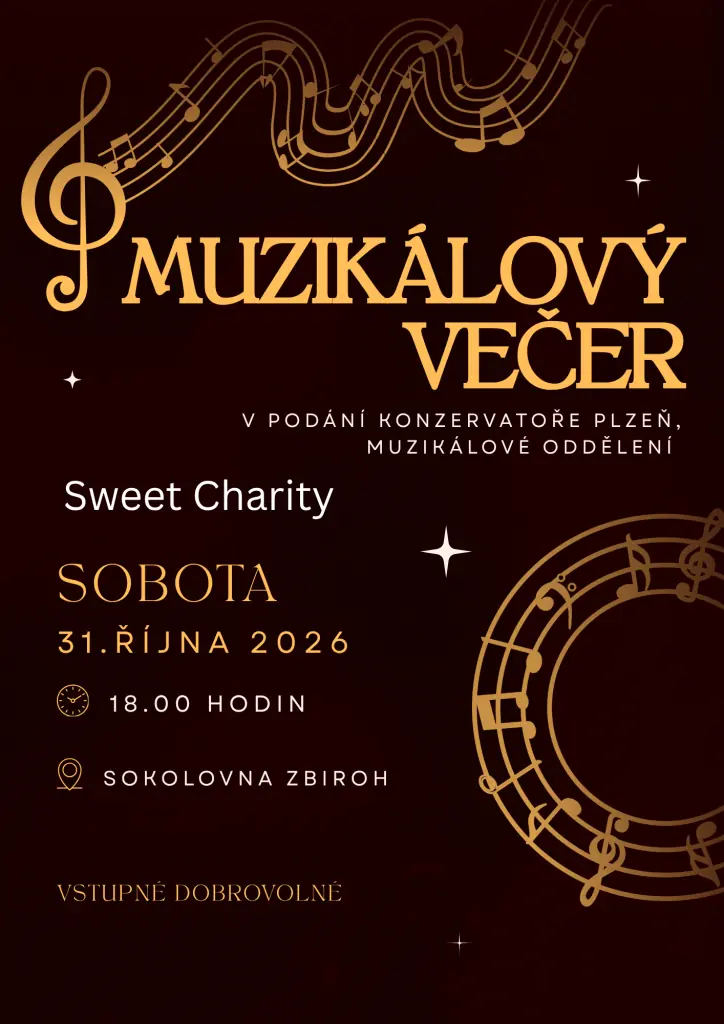 Musicalabend — Sokolovny Zbiroh, Rokycany
