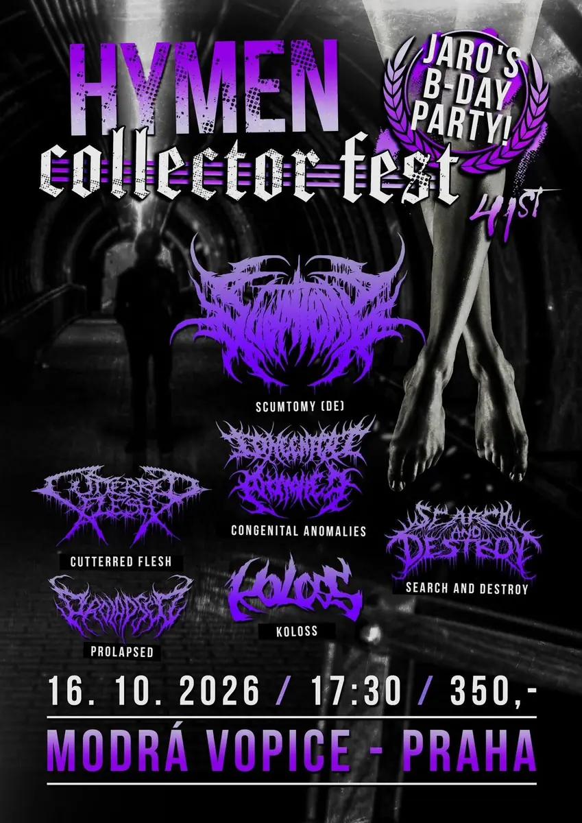 Hymen Collector Fest 2026 — Синя Вопиці, Прага