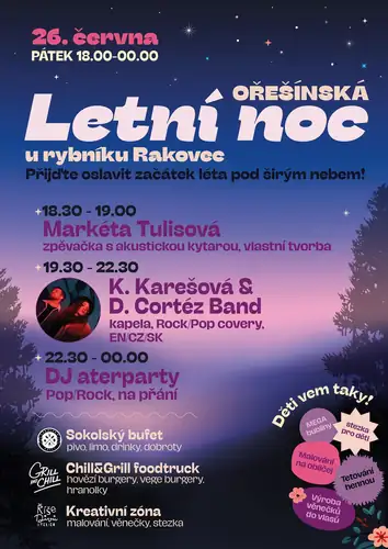 Sommernacht Ořešín