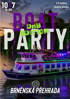 Boat party x Brněnská přehrada x DnB edition