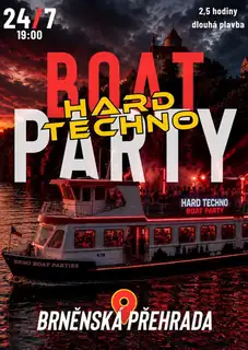Boat Party x Brněnská přehrada x Hard Techno edition