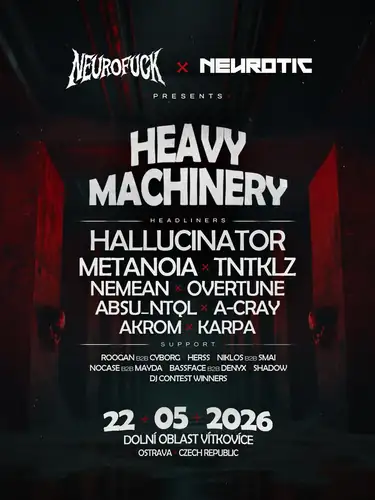 Heavy Machinery w/ Hallucinator + Metanoia