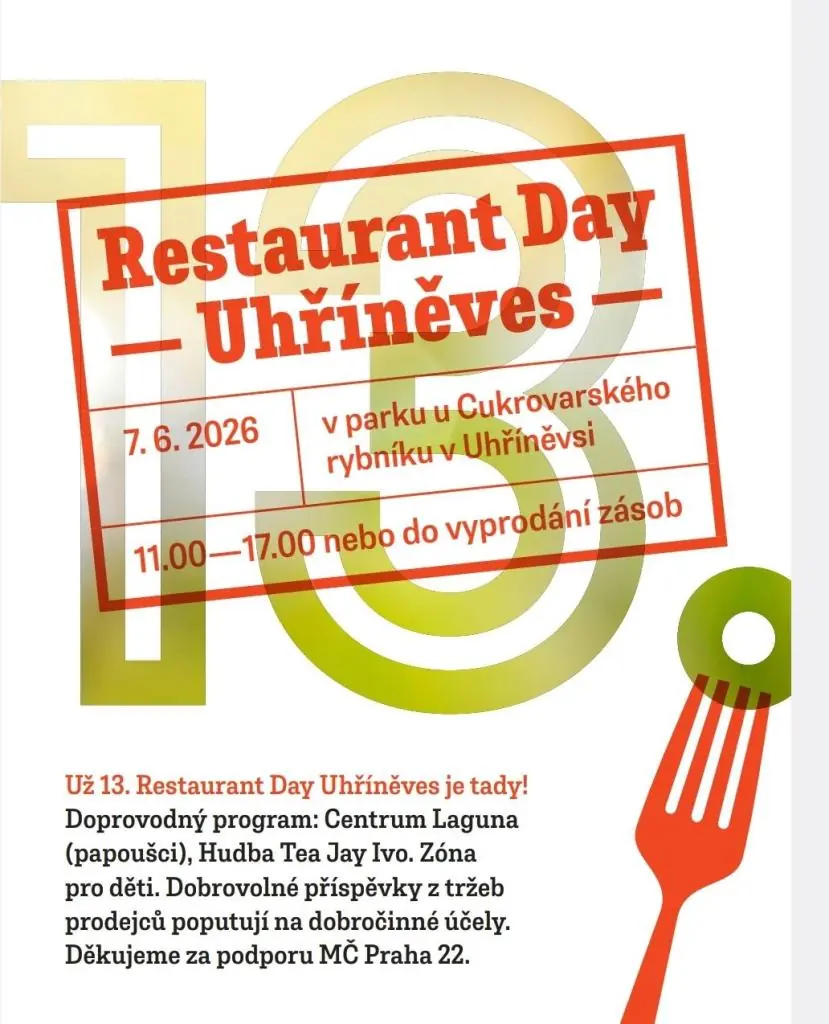 Restaurant Day Uhříněves 13. ročník — Cukrovarský park, Praha
