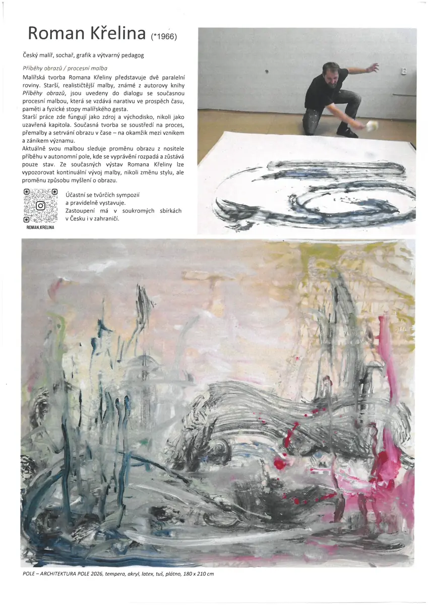 Roman Křelina – Among the Paintings — J.A. Galerie MAT, Prague