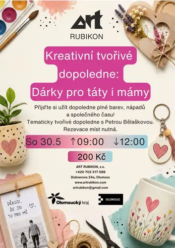 Творческое субботнее утро для детей и родителей: подарки для пап и мам