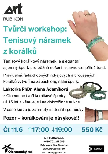 Творческий мастер-класс: Теннисный браслет из бусин