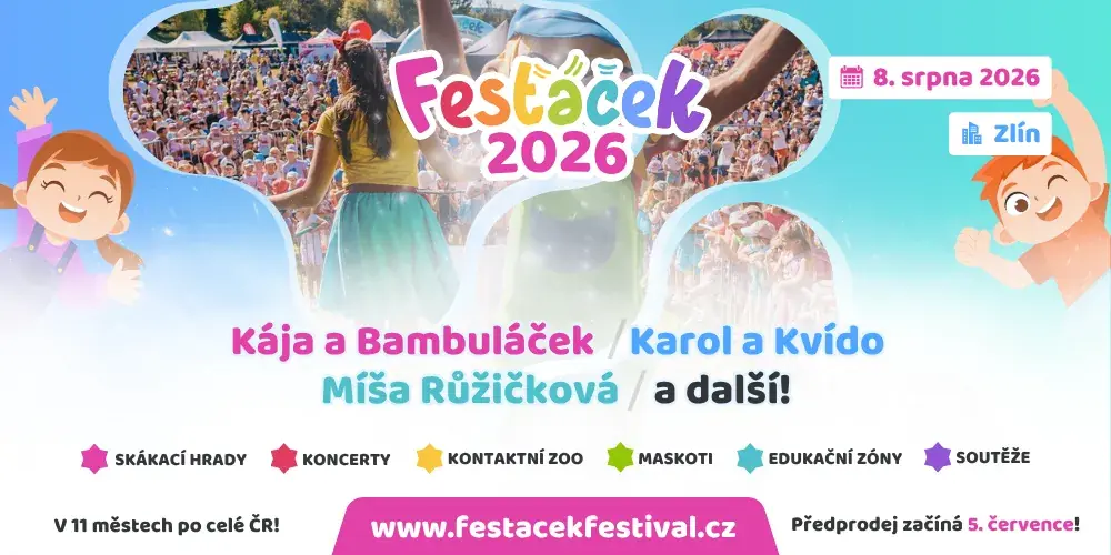 Fesťáček Festival 2026 - ZLÍN — Zlín