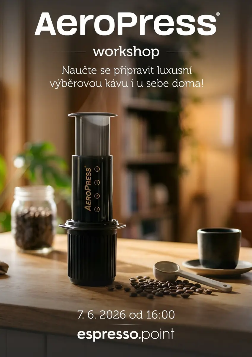 AeroPress Workshop: Ovládněte domácí přípravu výběrové kávy! — espresso.point, Praha