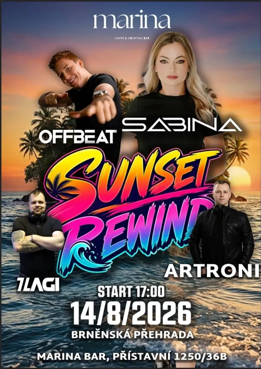 Sunset Rewind — Marina Bar, Brno