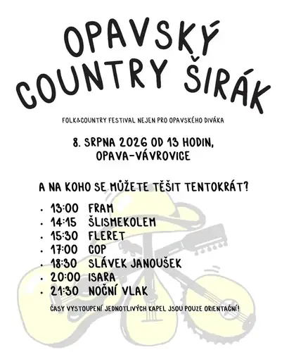 Opavský country širák 2026