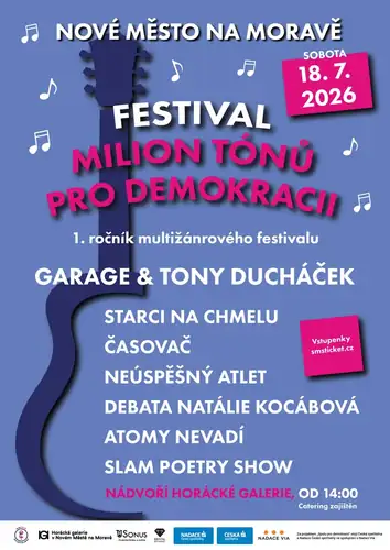 Festival Milion tónů pro demokracii Nové Město na Moravě
