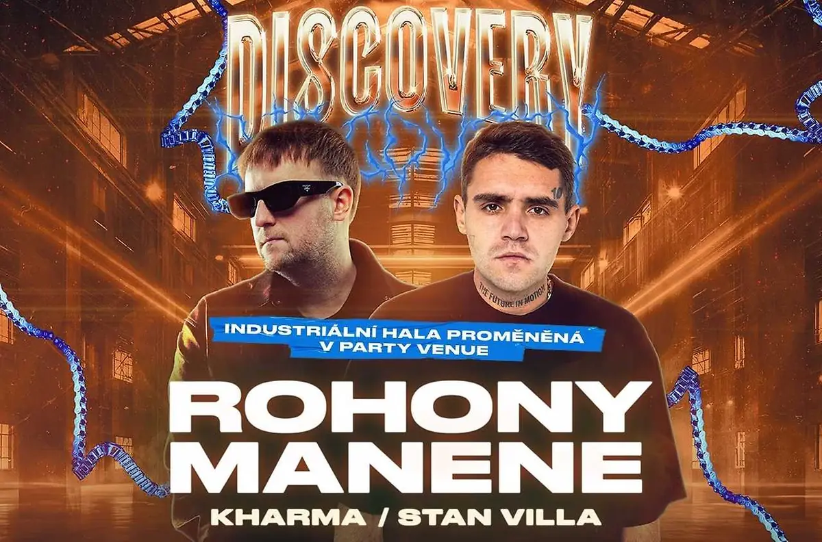 Rohony + Manene: Discovery Vizovice #1 — Discovery club, Zlín–Vizovice