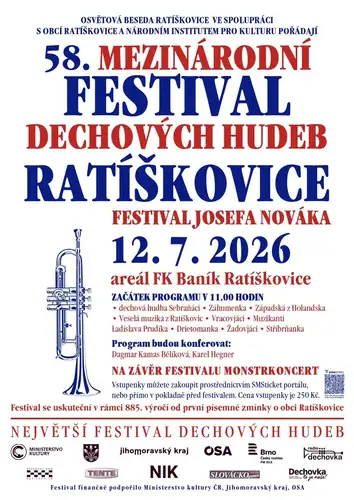 58. mezinárodní festival dechových hudeb Ratíškovice