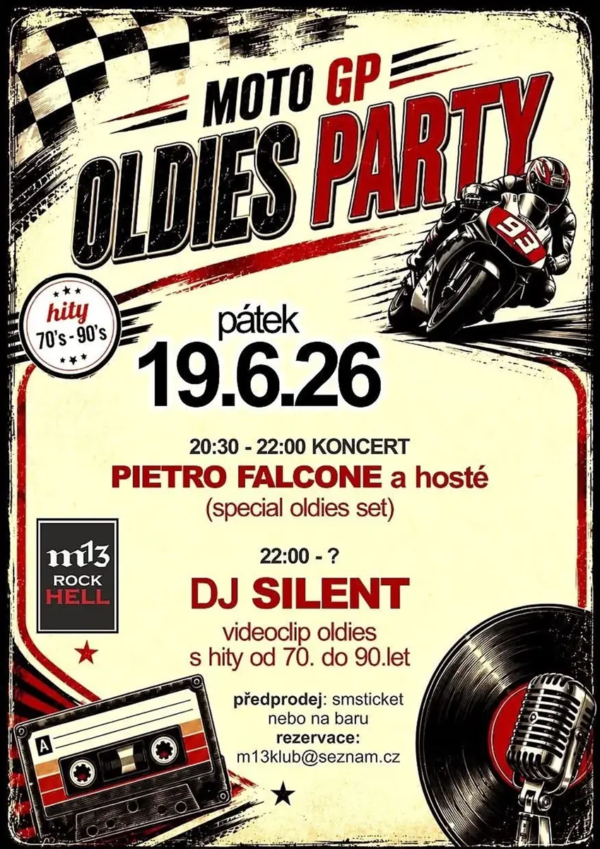 MOTO GP OLDIES PARTY — m13 rock hell, Brünn