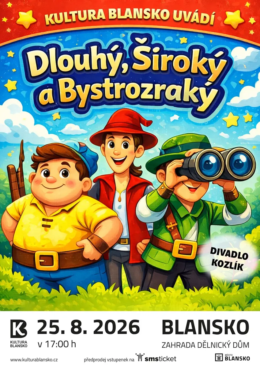 Dlouhý, široký a bystrozraký | Pohádka na Zahradě — Zahrada, Dělnický dům, Blansko