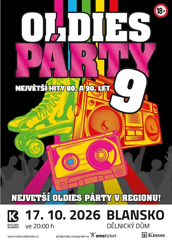 OLDIES PÁRTY 9 — Dělnický dům, Blansko