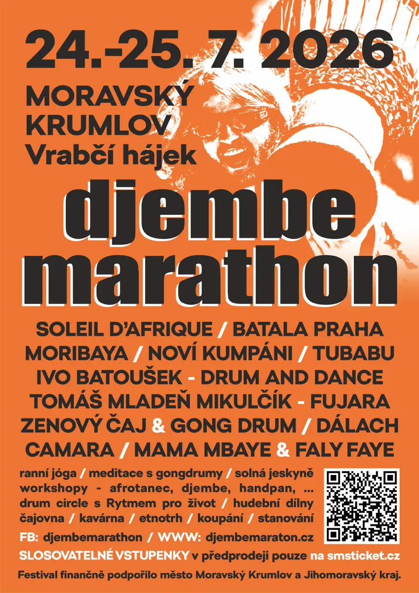 DJEMBE MARATHON 2026 — Kultur- und Kreativzentrum, Moravský Krumlov