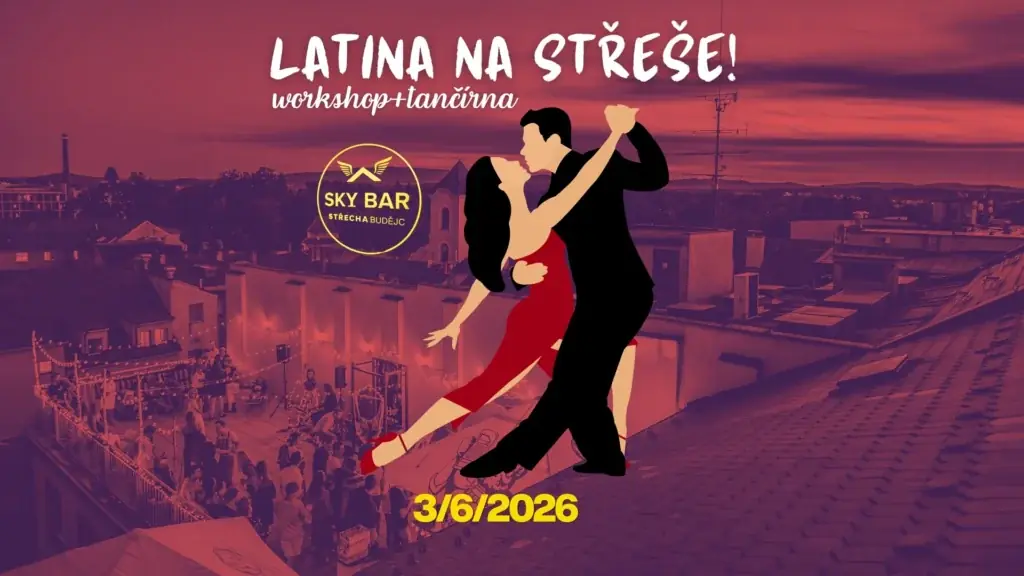 Latina na Střeše! Workshop+Tančírna — Střecha Budějc, Česká Budějovice