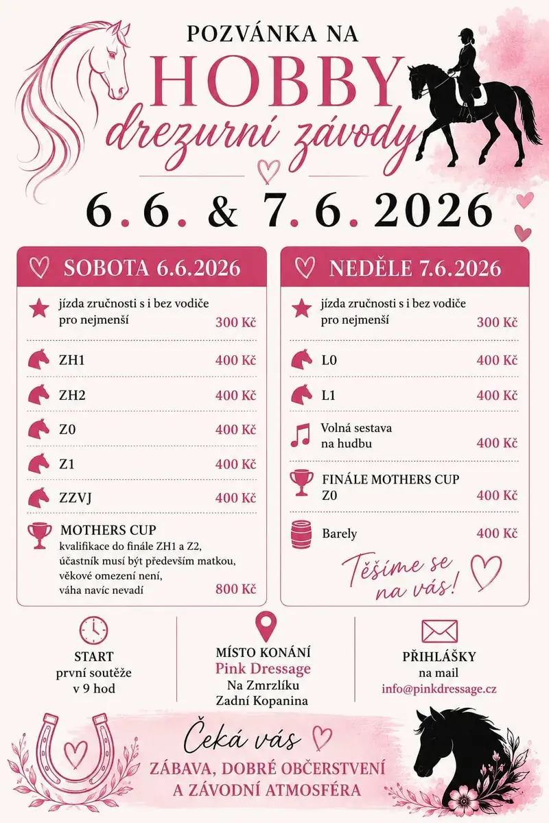 3. Auflage der Hobby-Dressurwettbewerbe auf Zmrzlík — Na Zmrzlíku 3, Praha, Praha, Prag