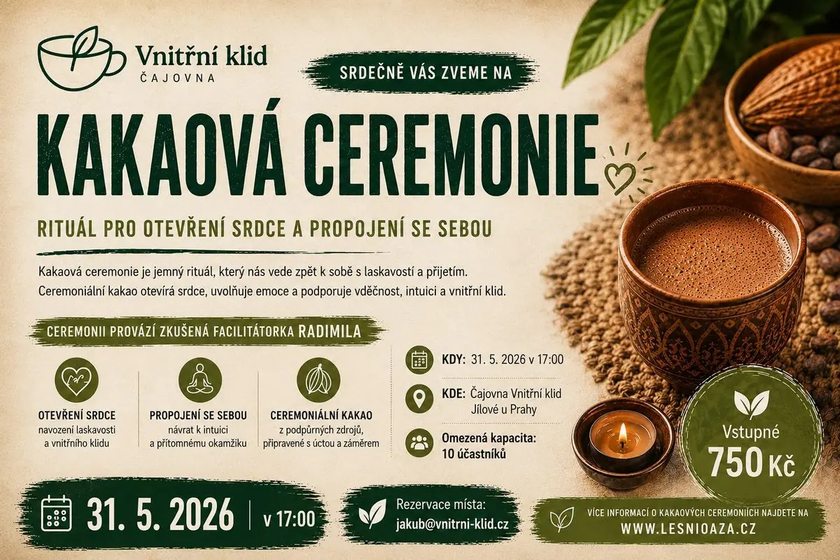 Какао-церемония в чайной "Внутренний покой" — Прага