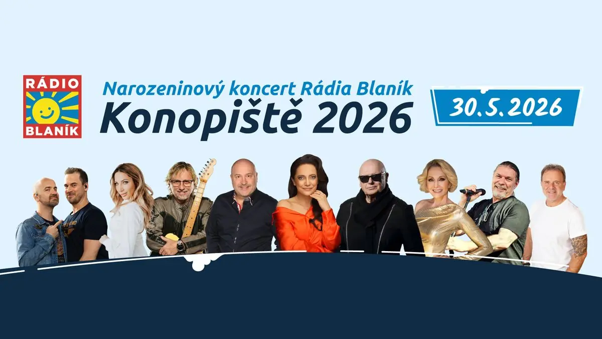 Konopiště 2026: Концерт до дня народження Радіо Бланик — Konopiště, Прага