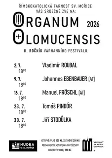 Organum Olomucensis 2026 - Manuel Fröschl