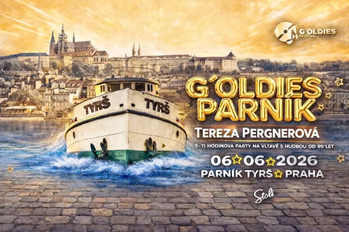 G'oldies Steamboat with Tereza Pergnerová — Rašínovo Nábřeží Neboli Náplavka :-), Prague