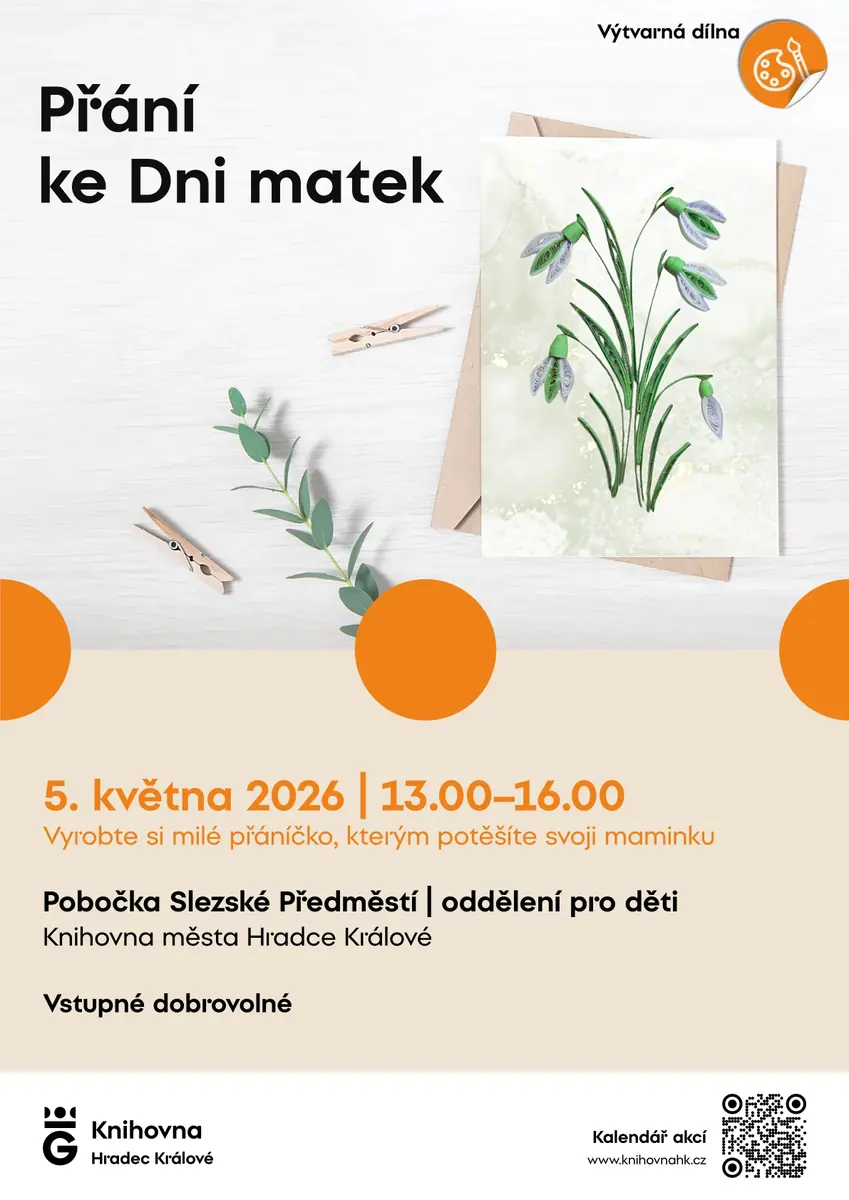 Muttertagsgrüße basteln — Stadtbibliothek Gradec Králové, Hradec Králové