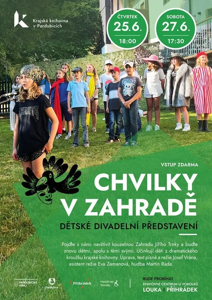 Kindertheateraufführung: Momente im Garten — Touristeninformationszentrum Pardubitz, Pardubice