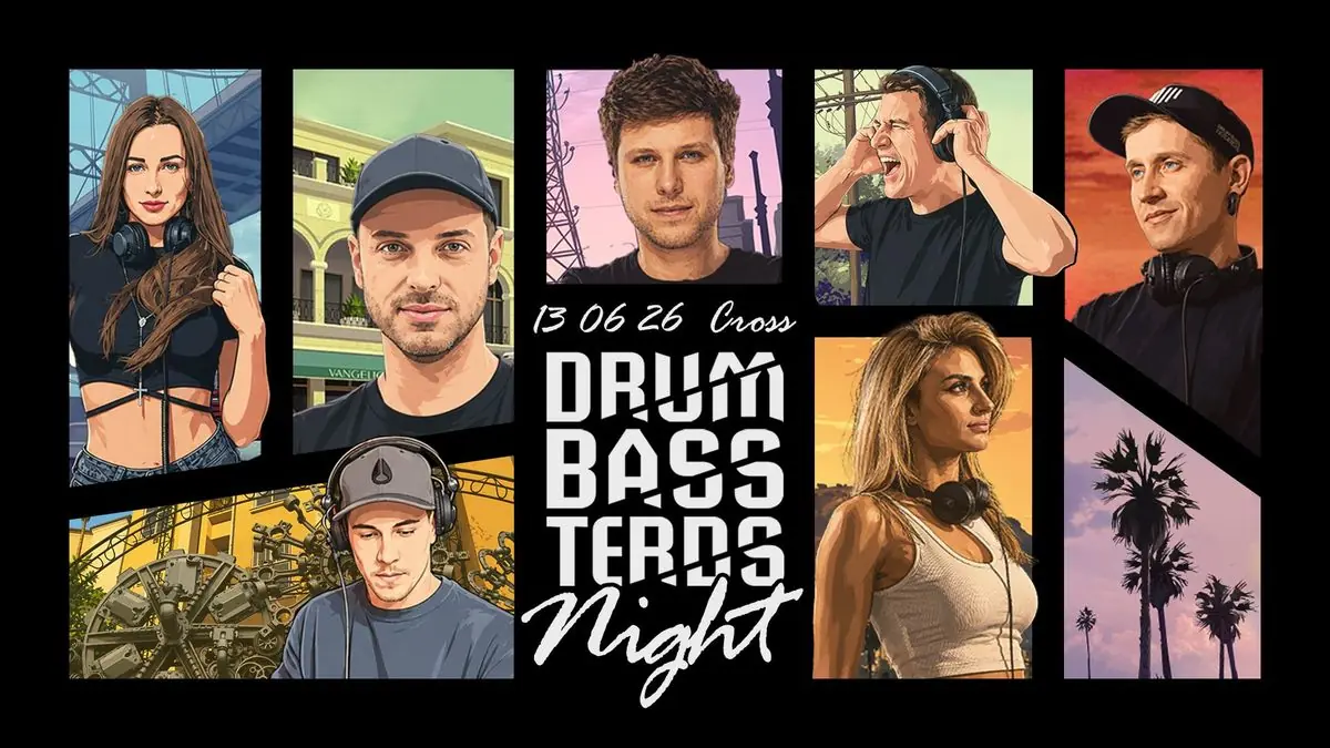 DRUMBASSTERDS NIGHT — CROSS][CLUB - officiall, Prague