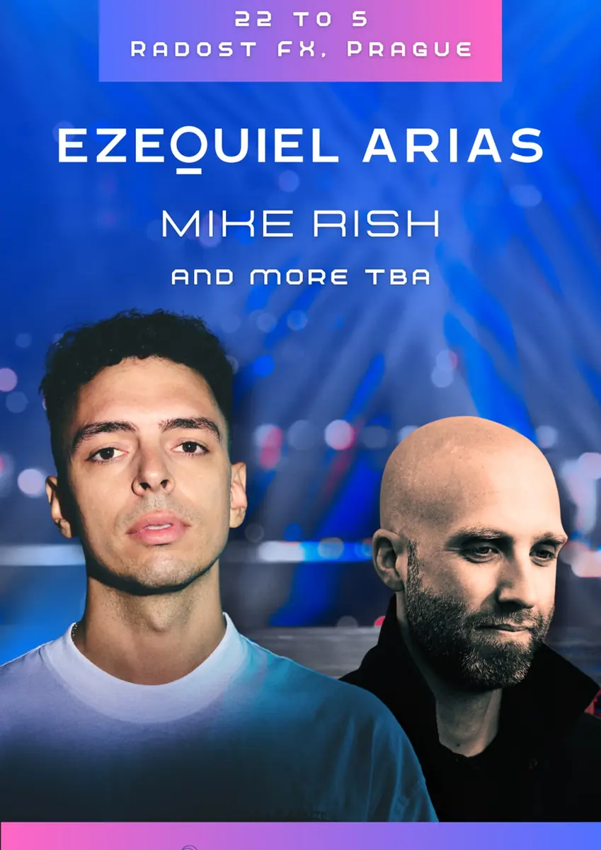 PGM Presents Ezequiel Arias, Mike Rish — Radost FX klub, Praha