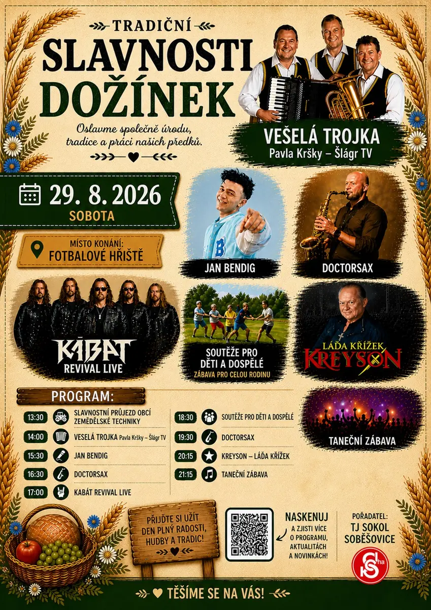 Erntedankfest - Kreyson, Láďa Křížek — Areál fotbalového hřiště, Soběšovice
