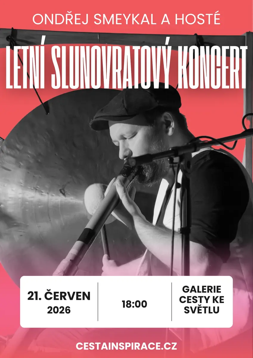 Sommersolstiz-Konzert - Ondřej Smeykal und Gäste — Galerie Cesty ke světlu Zdeňka Hajného, Prag